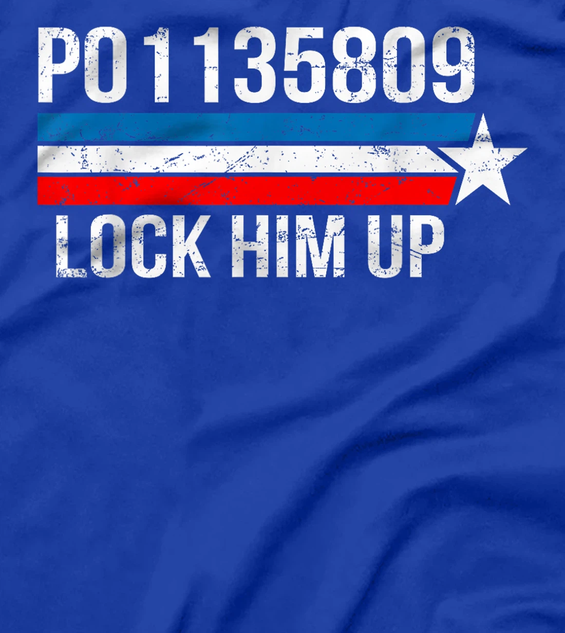 Anti Trump GA Booking Number Fulton County Jail Lock Him Up T-Shirt