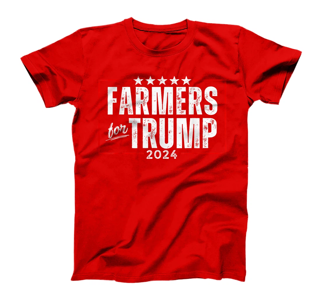 Vintage Farmers For Trump 2024 T-Shirt