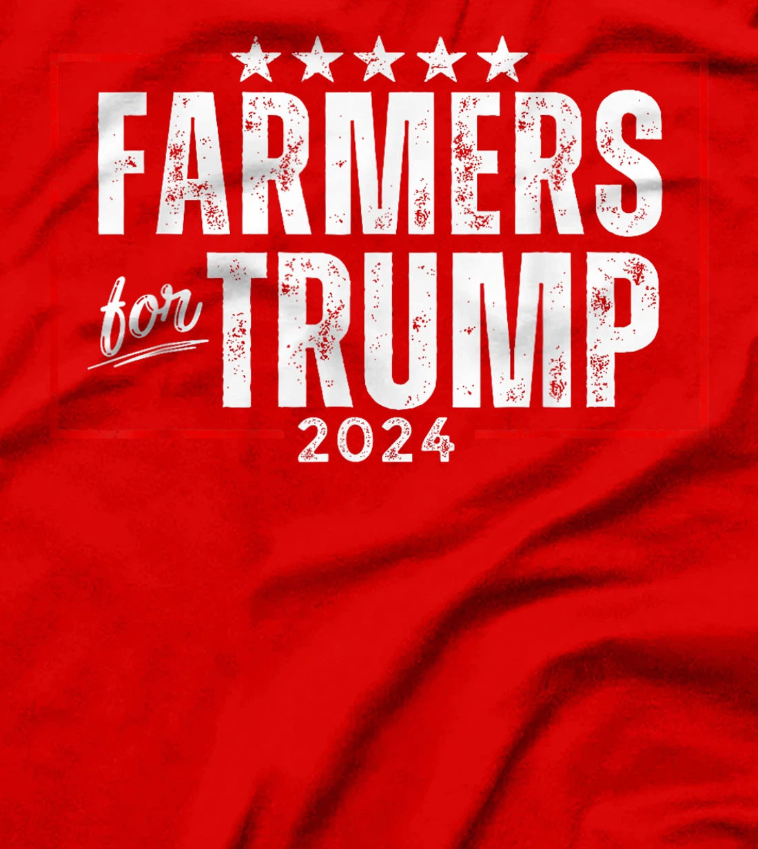 Vintage Farmers For Trump 2024 T-Shirt