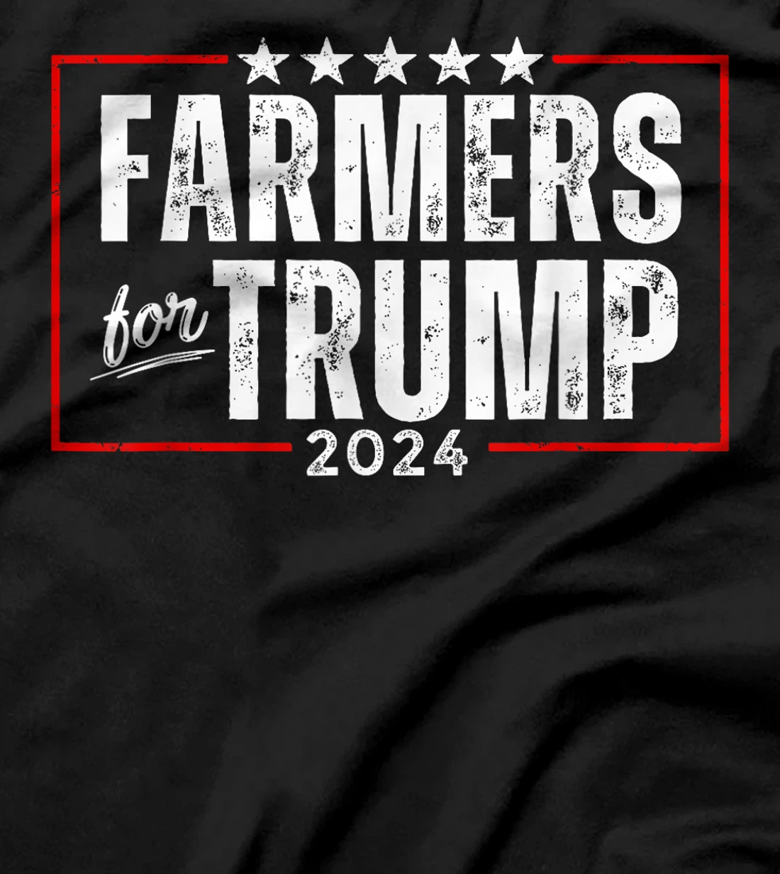 Vintage Farmers For Trump 2024 T-Shirt