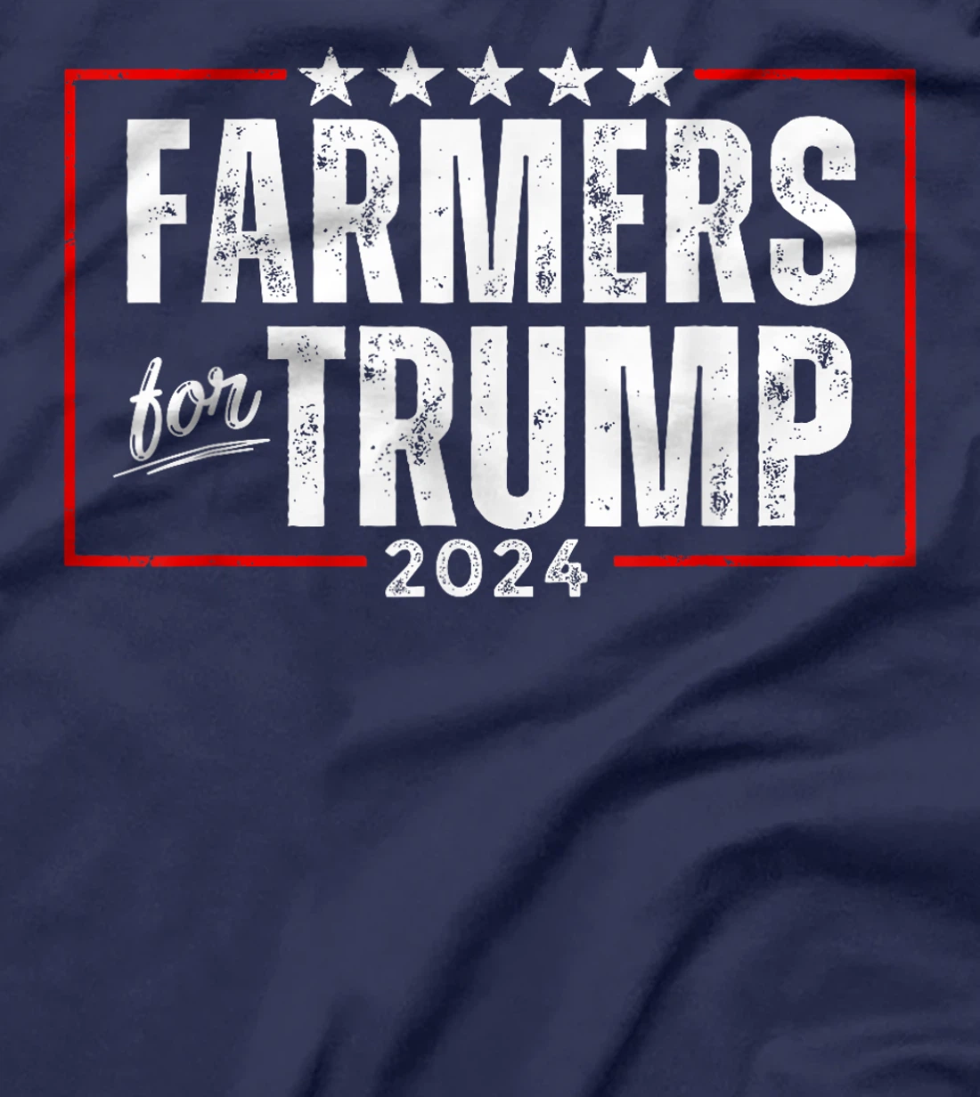 Vintage Farmers For Trump 2024 T-Shirt