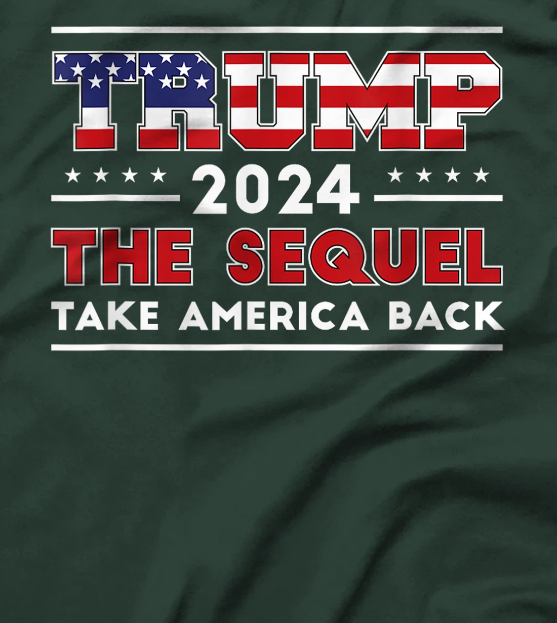 Donald Trump 2024 Take America Back Election - The Sequel T-Shirt