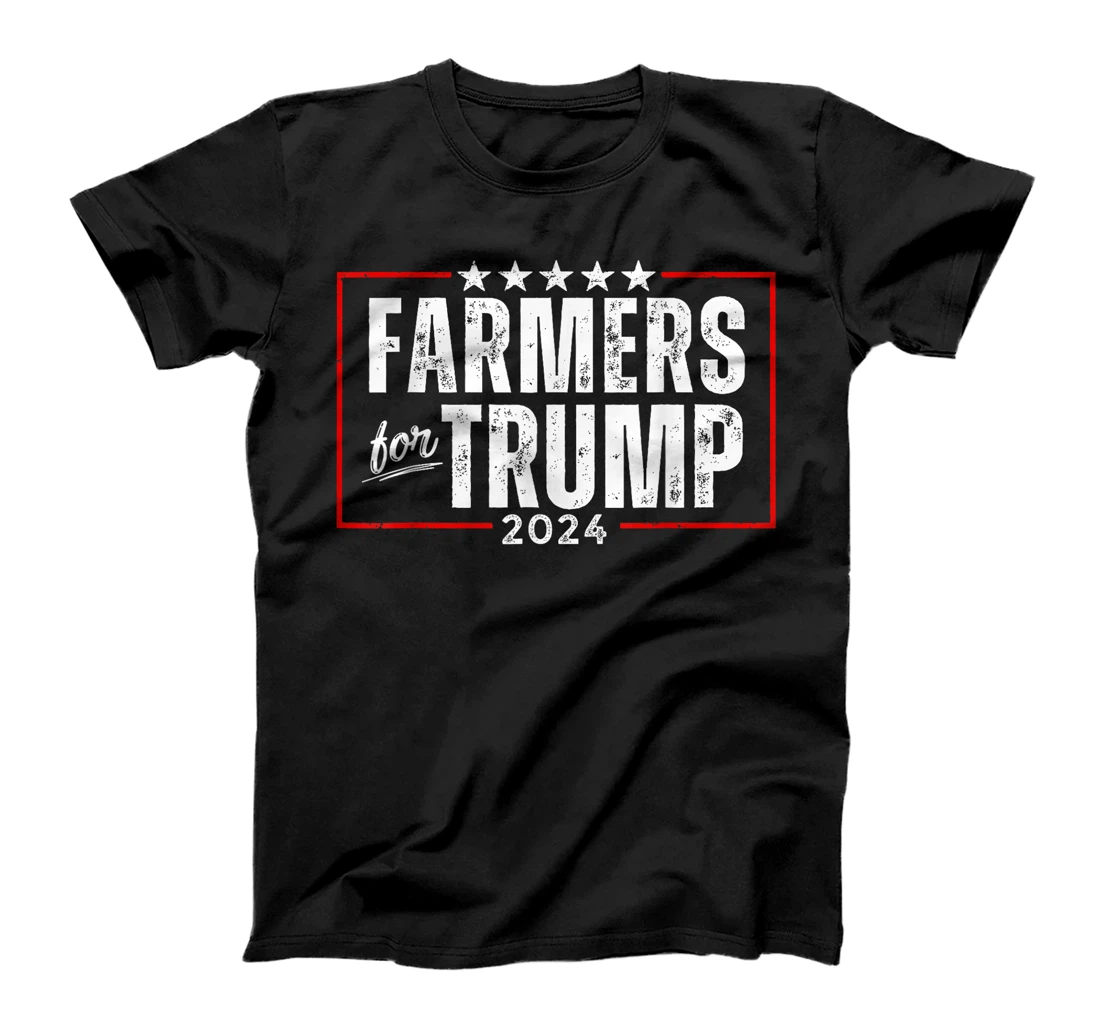 Vintage Farmers For Trump 2024 T-Shirt