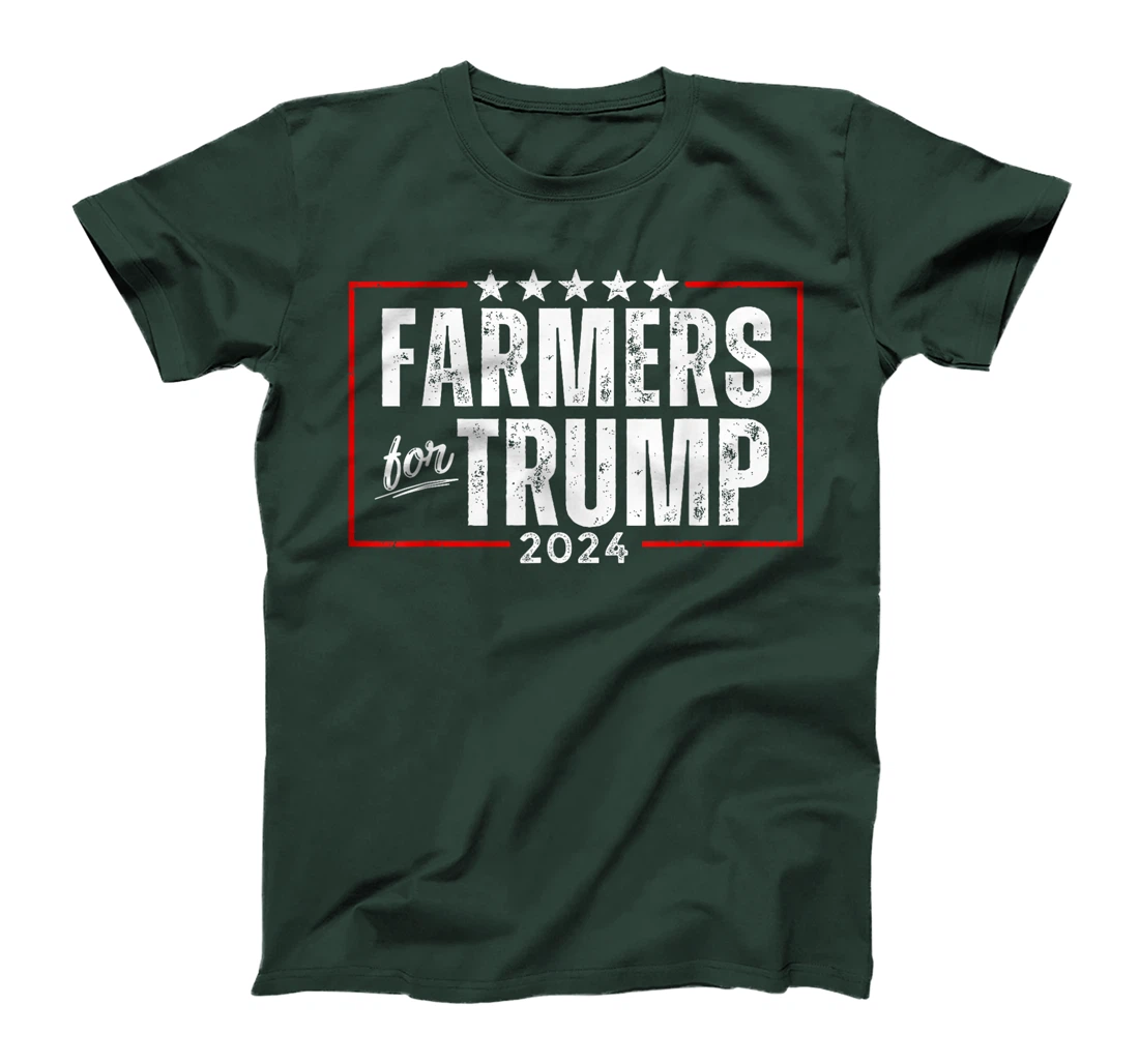 Vintage Farmers For Trump 2024 T-Shirt