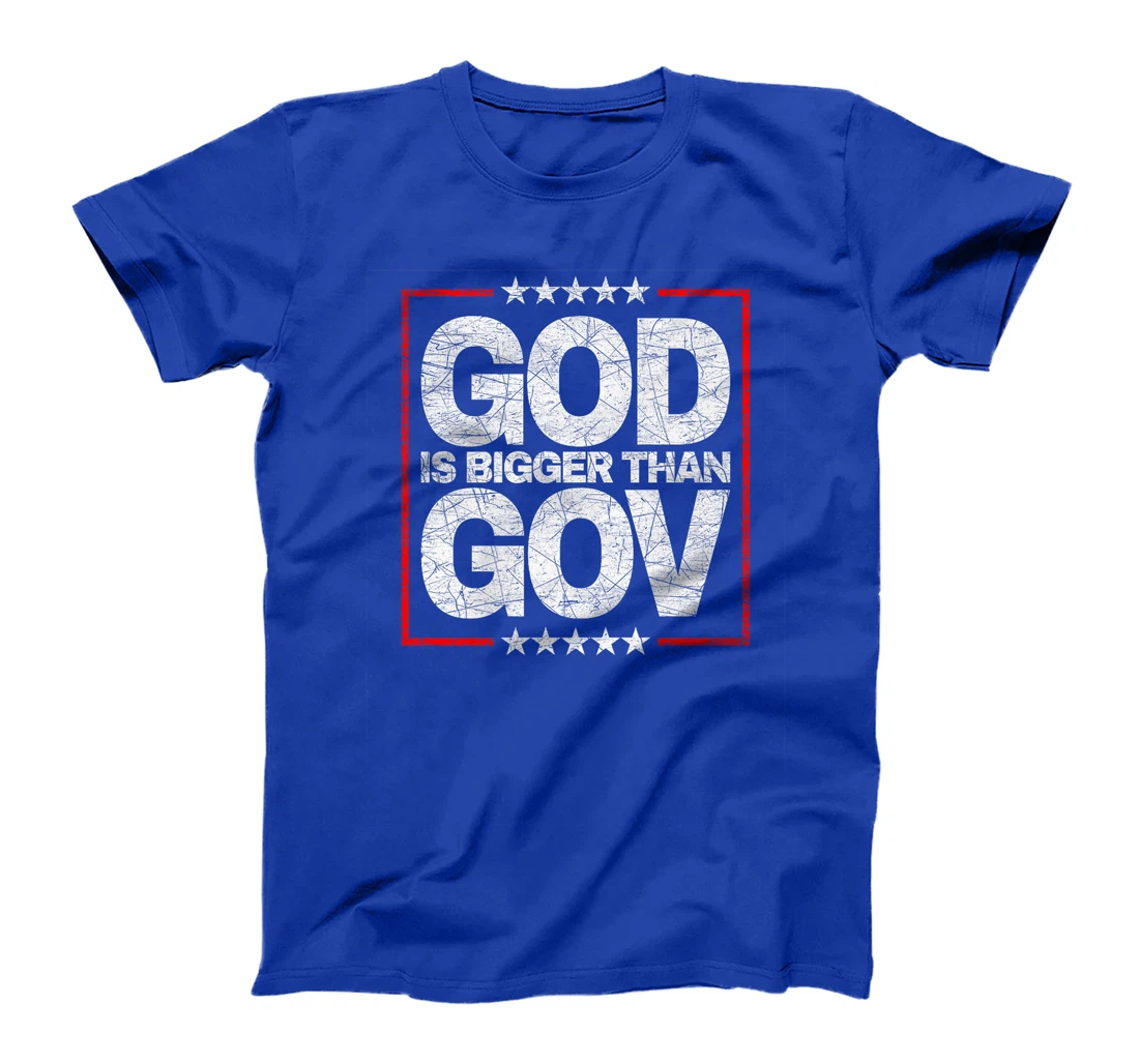 Anti-Woke Anti-Government God Bigger Than Gov Premium T-Shirt