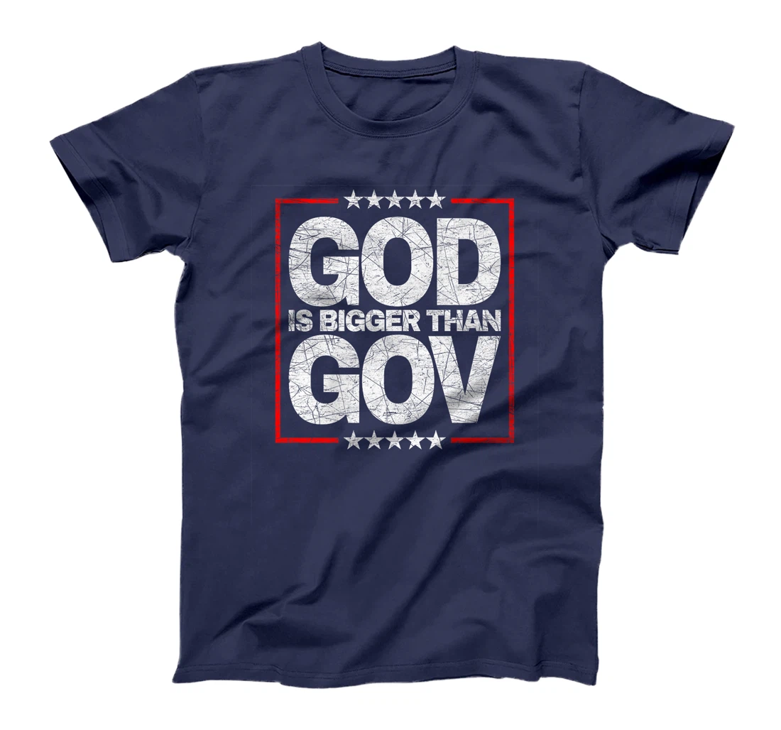 Anti-Woke Anti-Government God Bigger Than Gov Premium T-Shirt