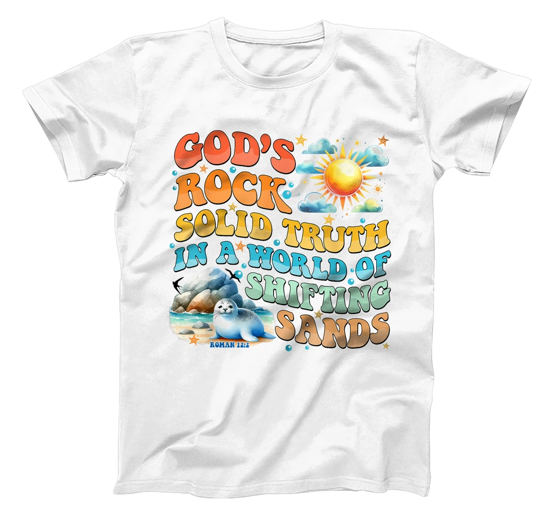 God's Rock Solid Vacation Bible School VBS 2024 Beach Summer T-Shirt