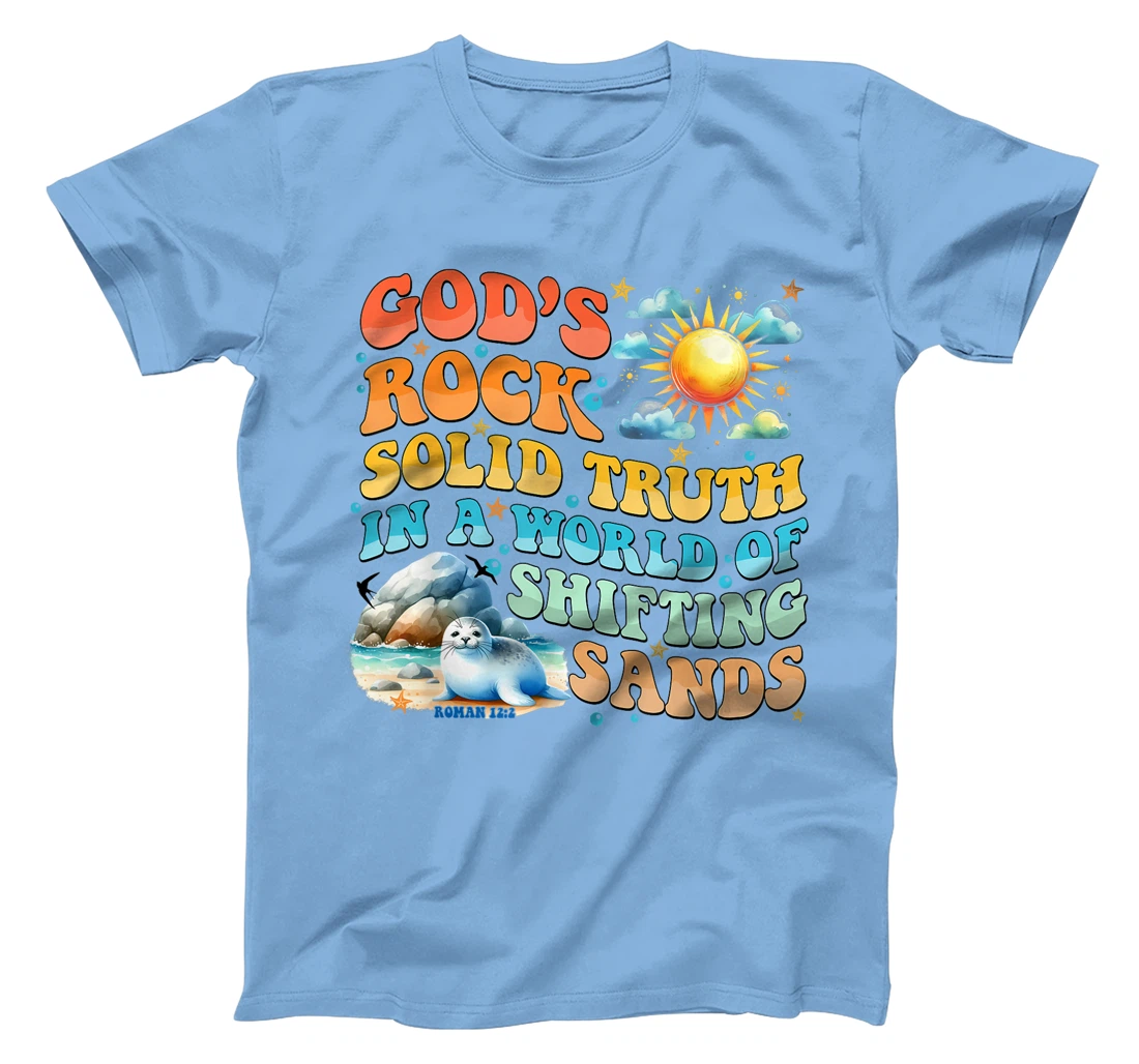 God's Rock Solid Vacation Bible School VBS 2024 Beach Summer T-Shirt