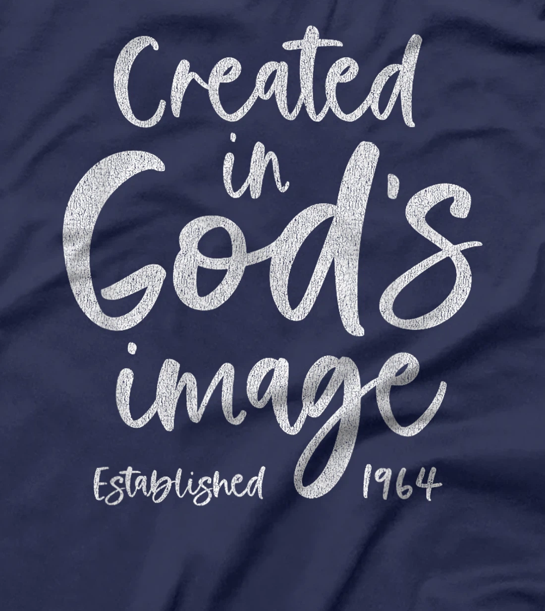 60 Year Old Christian Love Jesus and God 1964 60th Birthday T-Shirt