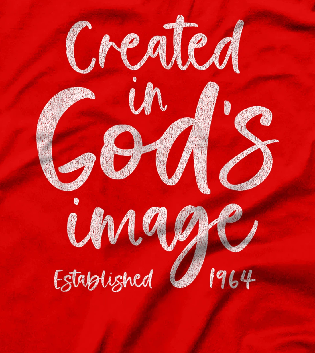 60 Year Old Christian Love Jesus and God 1964 60th Birthday T-Shirt