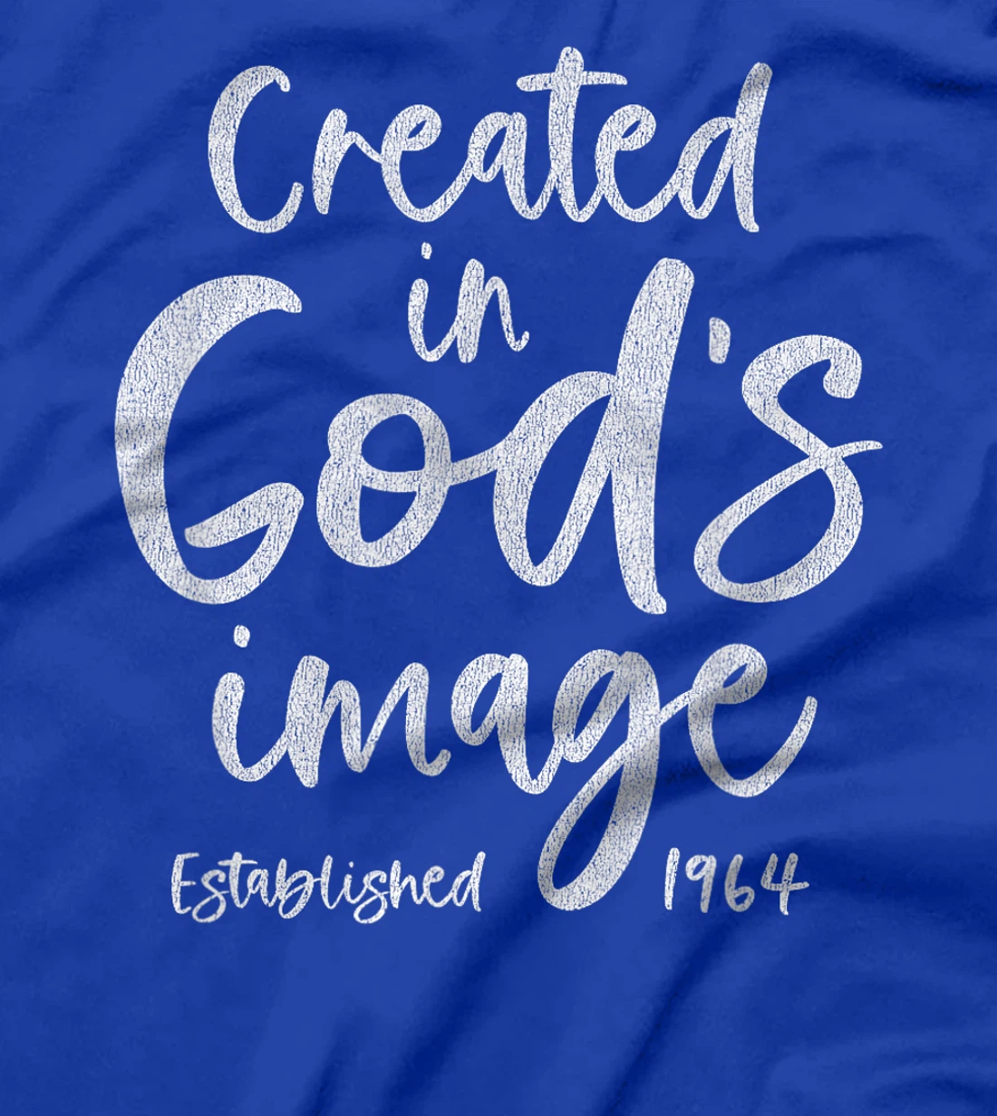 60 Year Old Christian Love Jesus and God 1964 60th Birthday T-Shirt