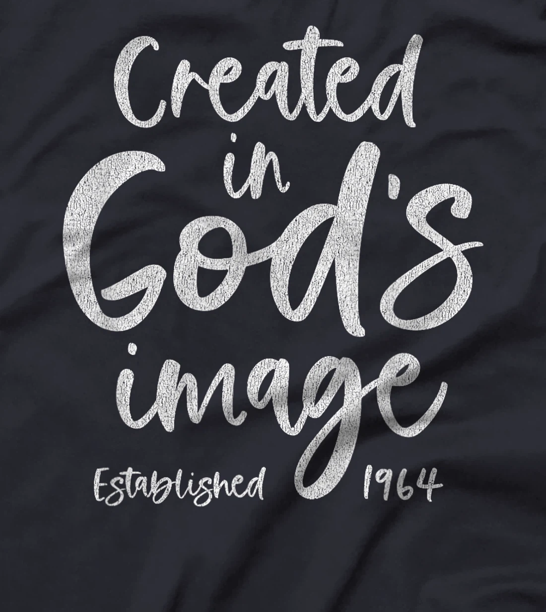 60 Year Old Christian Love Jesus and God 1964 60th Birthday T-Shirt