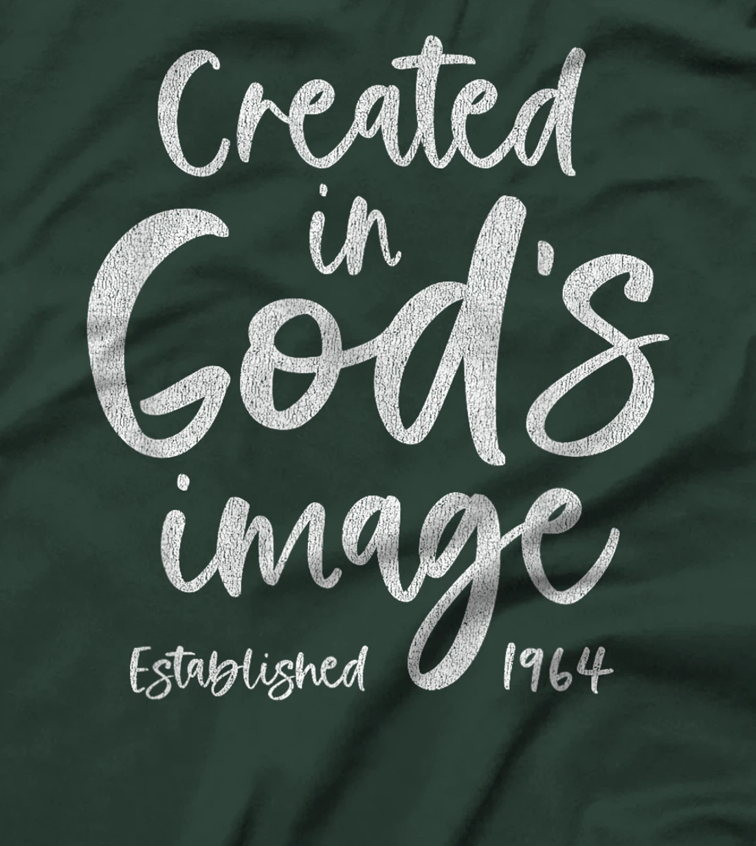 60 Year Old Christian Love Jesus and God 1964 60th Birthday T-Shirt