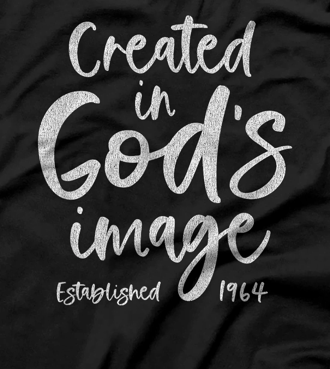 60 Year Old Christian Love Jesus and God 1964 60th Birthday T-Shirt