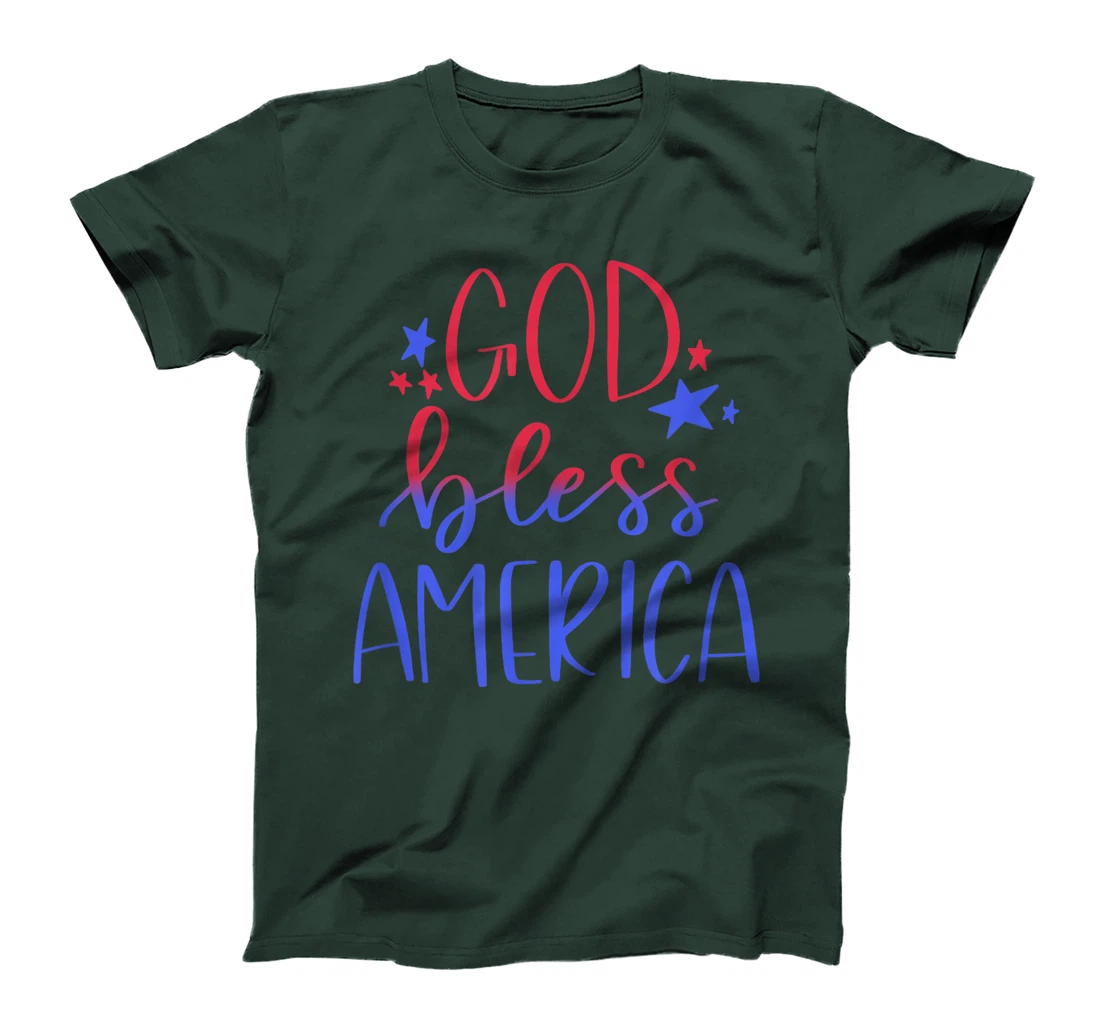 Patriotic USA shirt - God Bless America t shirt T-Shirt