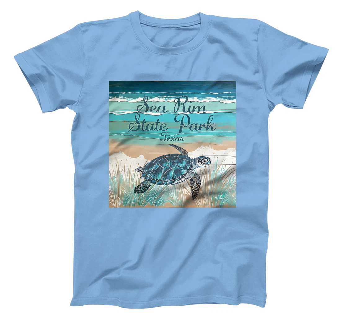 Sea Rim State Park Texas Sea Turtle Beach Coastal Decor Premium T-Shirt