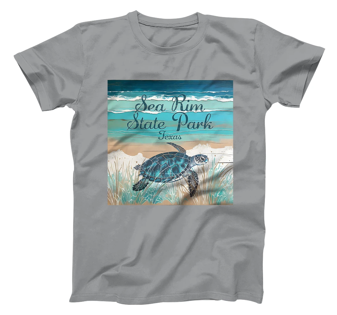 Sea Rim State Park Texas Sea Turtle Beach Coastal Decor Premium T-Shirt