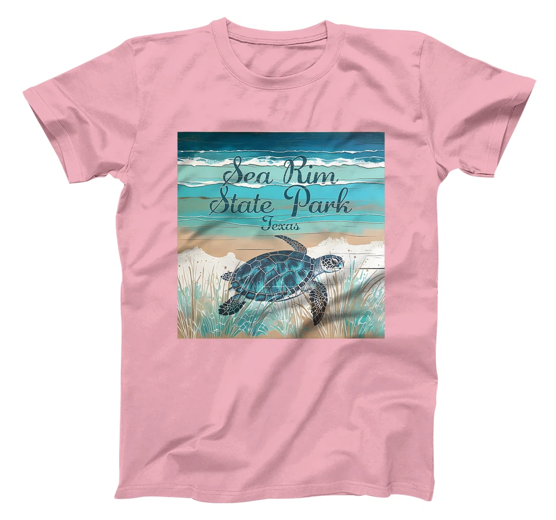 Sea Rim State Park Texas Sea Turtle Beach Coastal Decor Premium T-Shirt