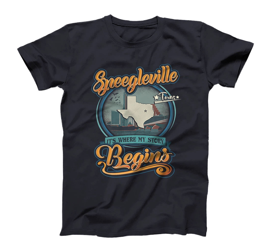Vintage Speegleville Texas Hometown My Story Begins Premium T-Shirt