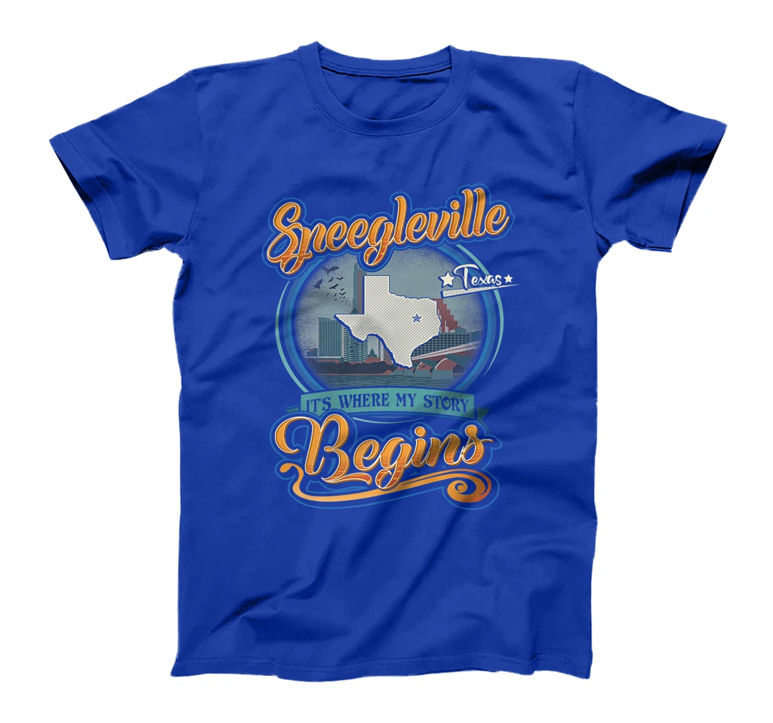 Vintage Speegleville Texas Hometown My Story Begins Premium T-Shirt