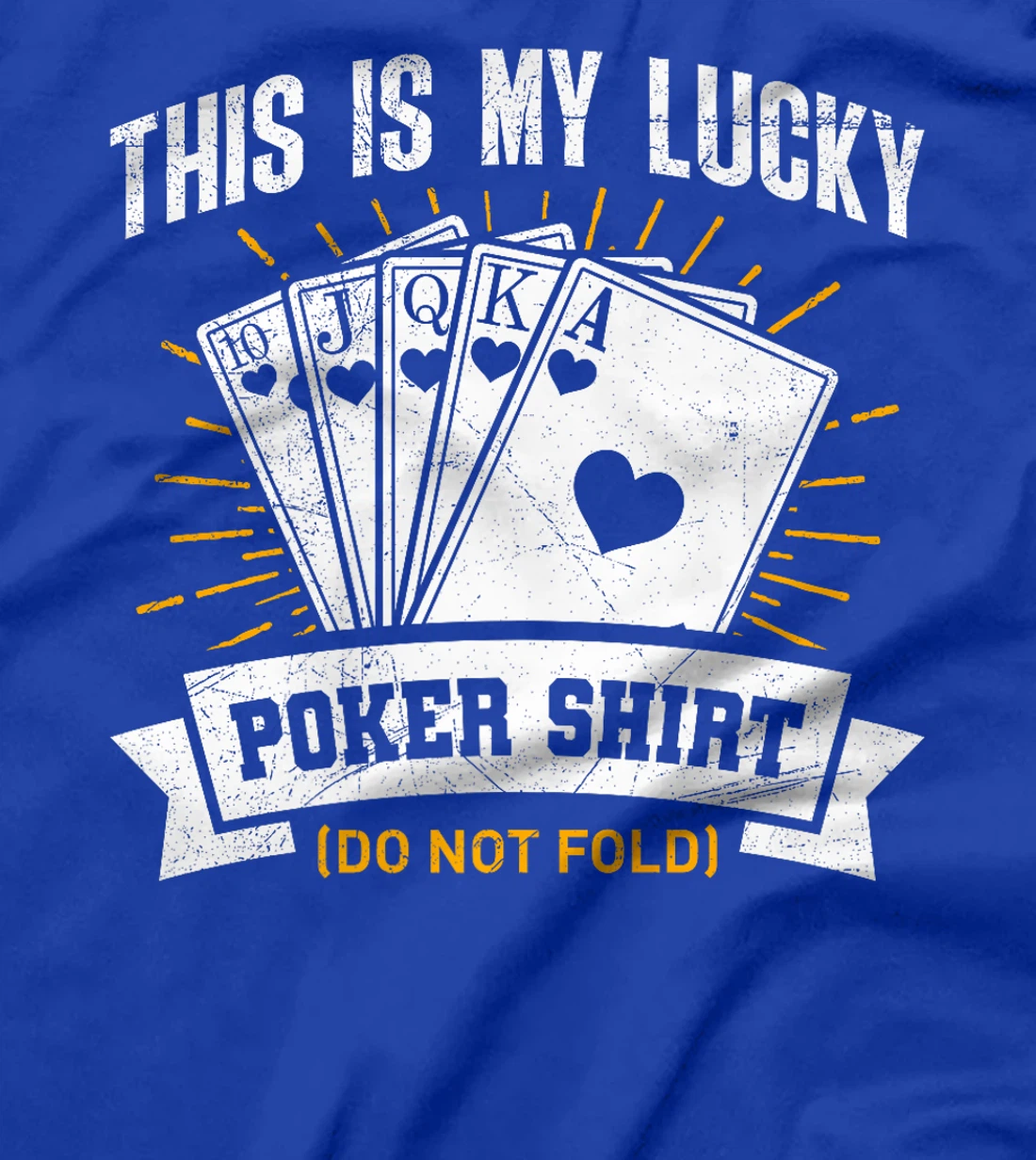 Texas Holdem THIS IS MY LUCKY POKER SHIRT Funny Poker Game Premium T-Shirt