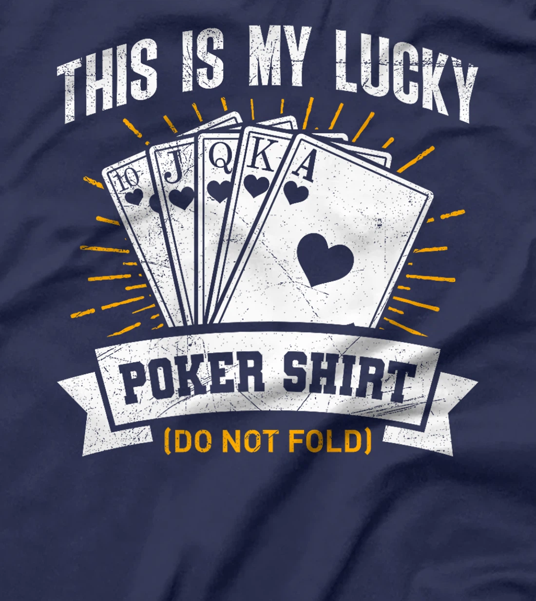 Texas Holdem THIS IS MY LUCKY POKER SHIRT Funny Poker Game Premium T-Shirt