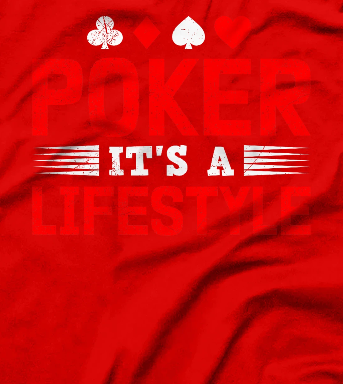 Poker Tournament POKER IT'S A LIFESTYLE Funny Texas Holdem Premium T-Shirt