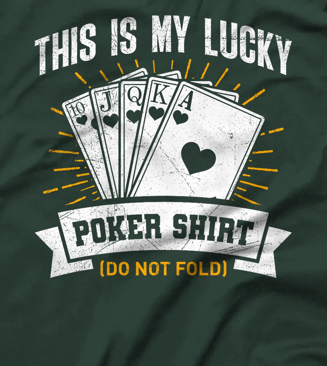 Texas Holdem THIS IS MY LUCKY POKER SHIRT Funny Poker Game Premium T-Shirt