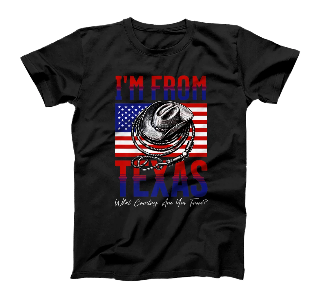 I'm From Texas, What Country Are You From? Funny Pun Premium T-Shirt