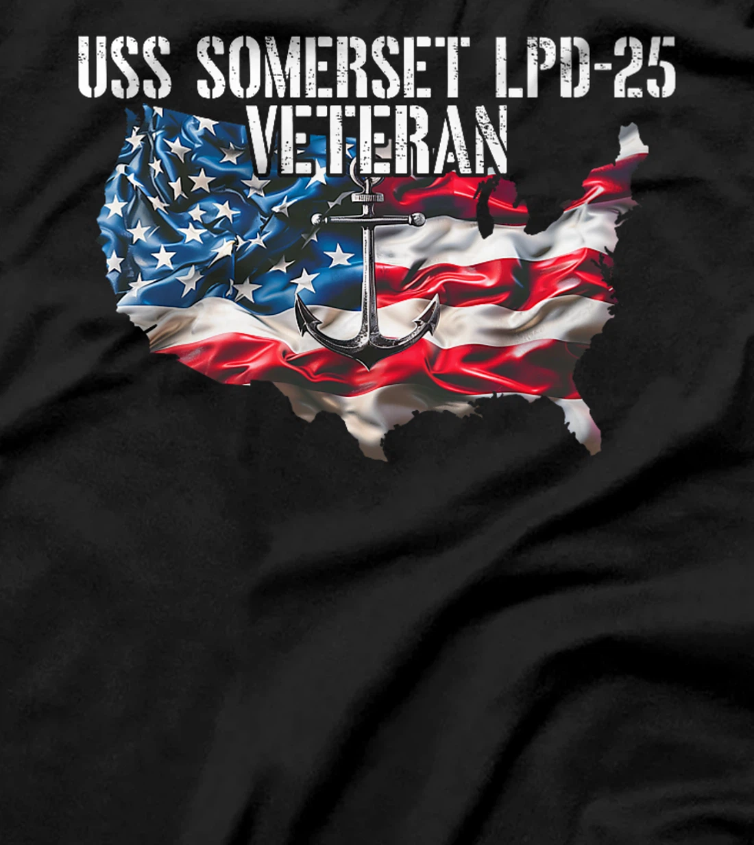 USS Somerset LPD-25 Amphibious Transport Dock Veteran Premium T-Shirt