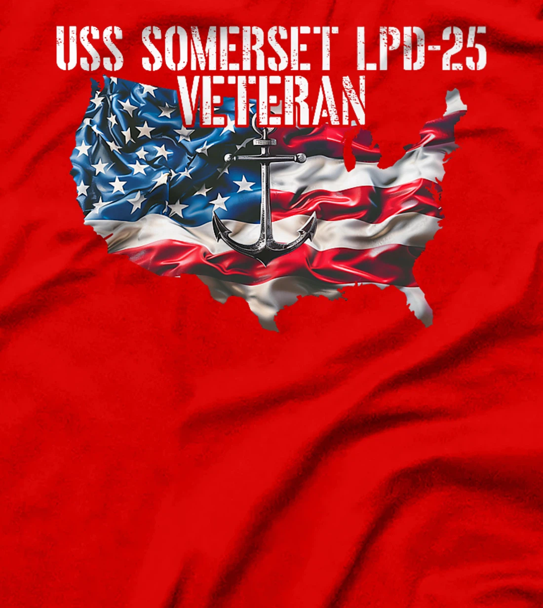 USS Somerset LPD-25 Amphibious Transport Dock Veteran Premium T-Shirt