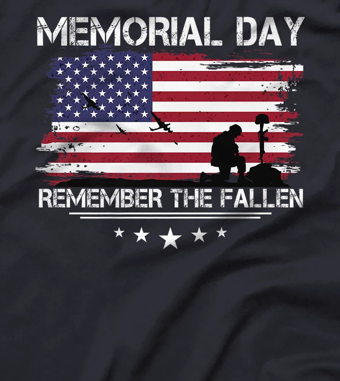 Memorial Day Remember The Fallen Veteran Patriots military Premium T-Shirt
