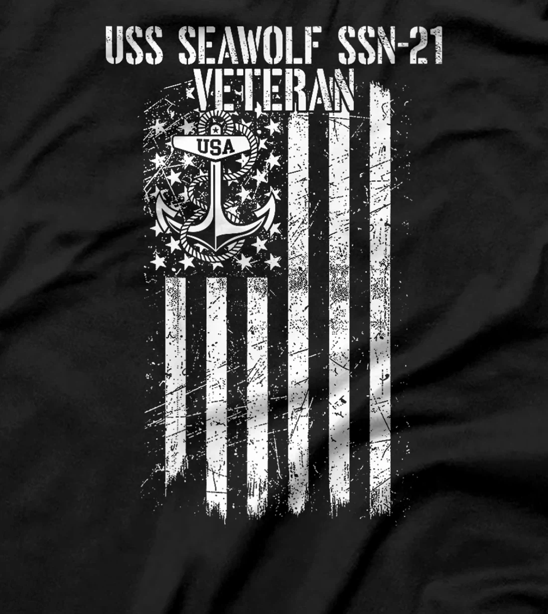 USS Seawolf SSN-21 Attack Submarine Veteran Premium T-Shirt