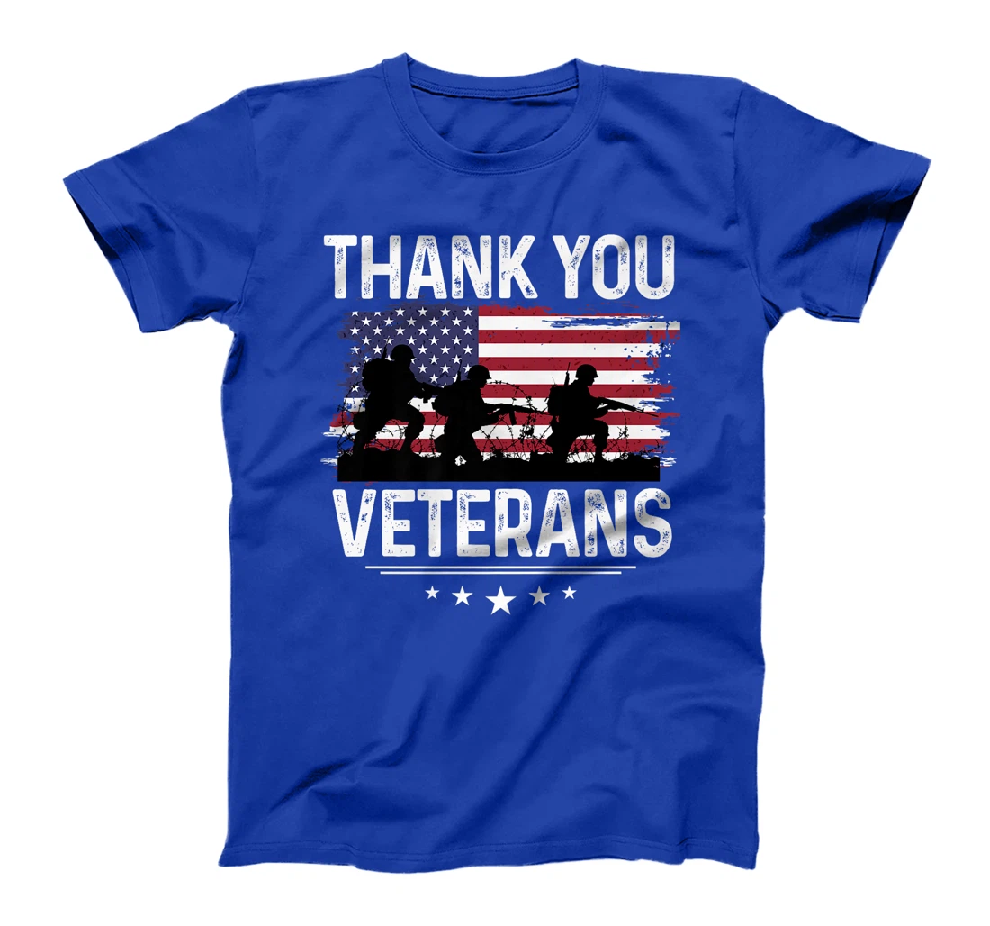 Thank You Veterans Shirt Patriotic Tee Soldier's Shadow Premium T-Shirt