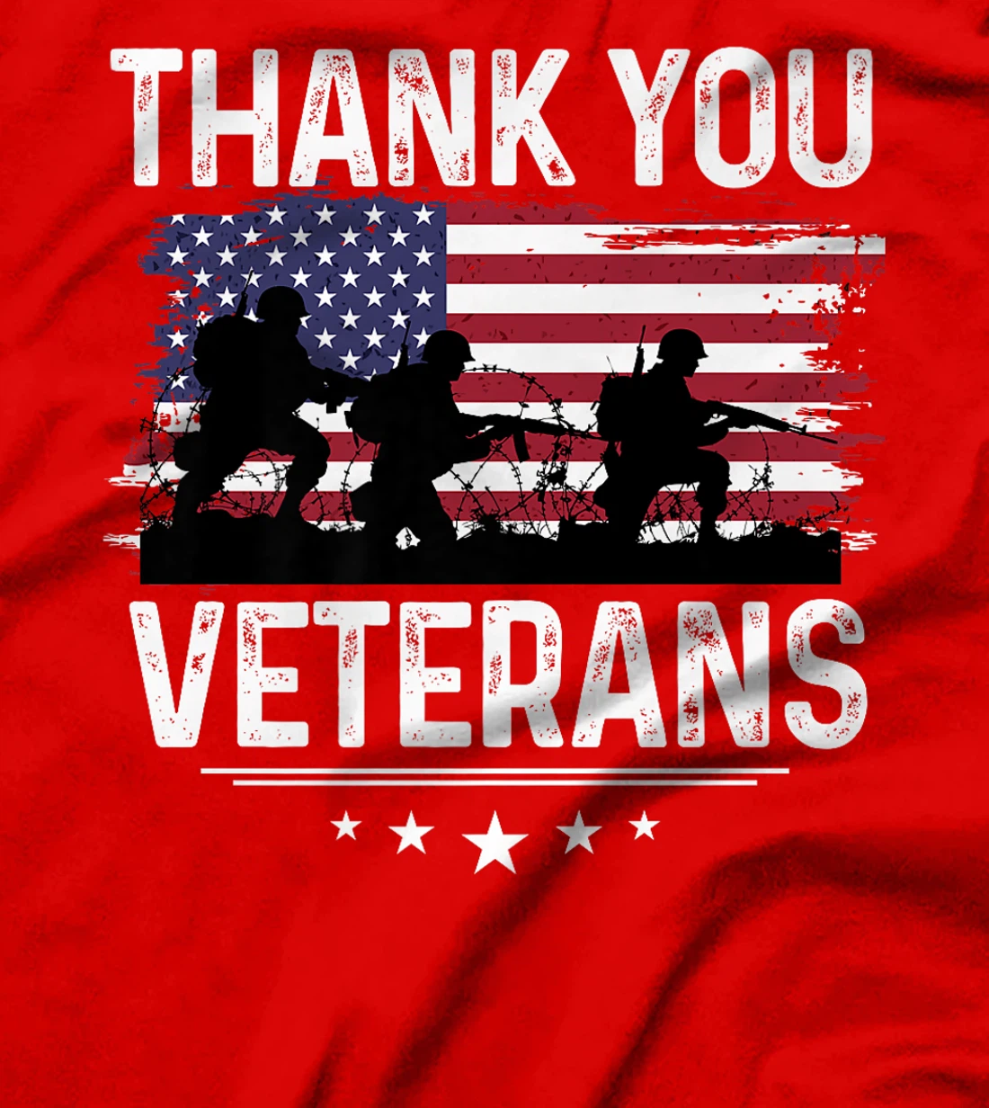 Thank You Veterans Shirt Patriotic Tee Soldier's Shadow Premium T-Shirt