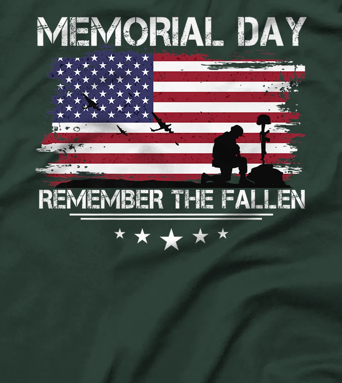 Memorial Day Remember The Fallen Veteran Patriots military Premium T-Shirt