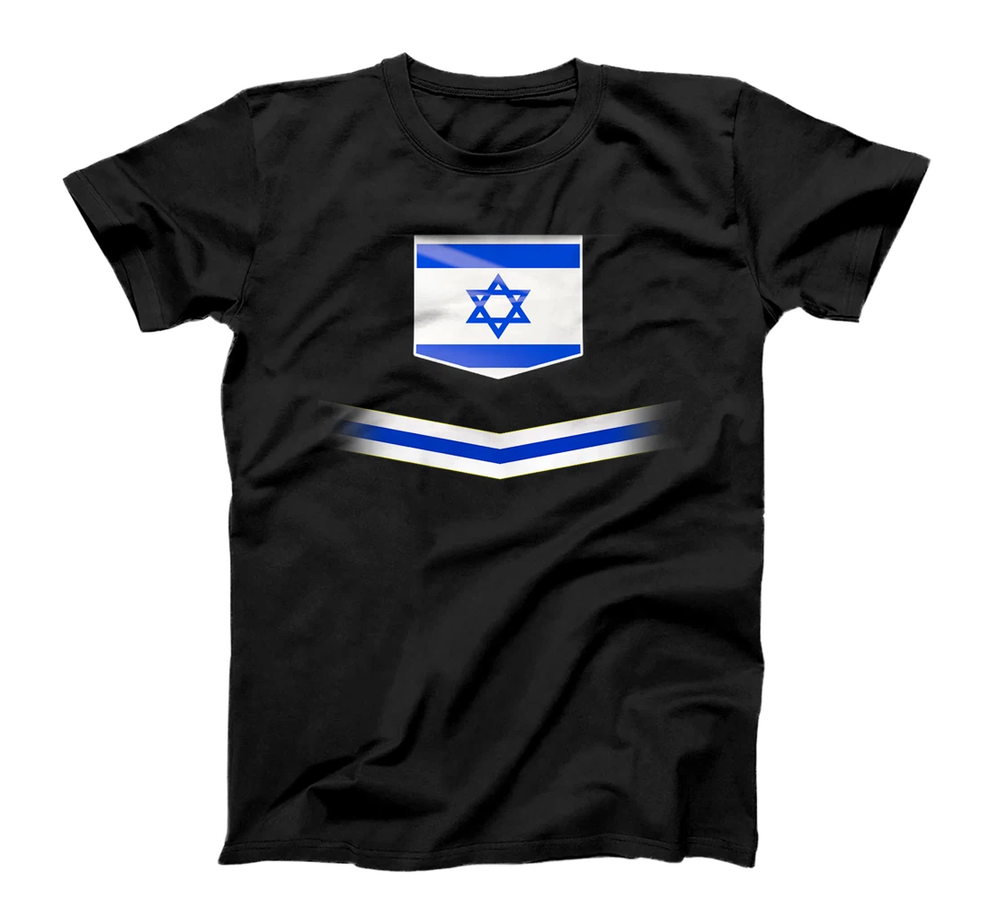 Israel Flag Map - Israel Country Premium T-Shirt