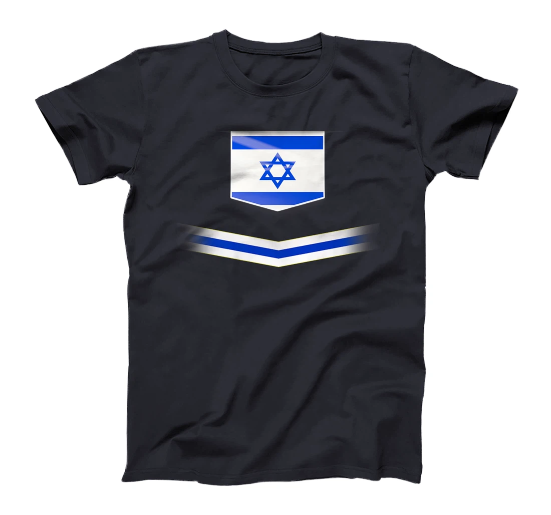 Israel Flag Map - Israel Country Premium T-Shirt