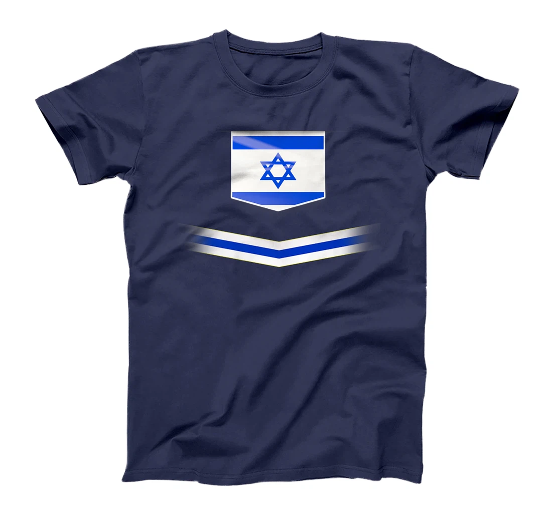Israel Flag Map - Israel Country Premium T-Shirt