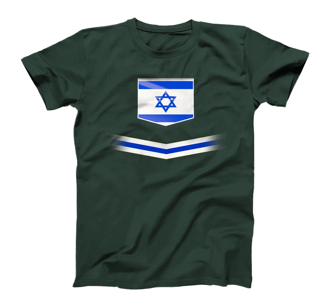 Israel Flag Map - Israel Country Premium T-Shirt