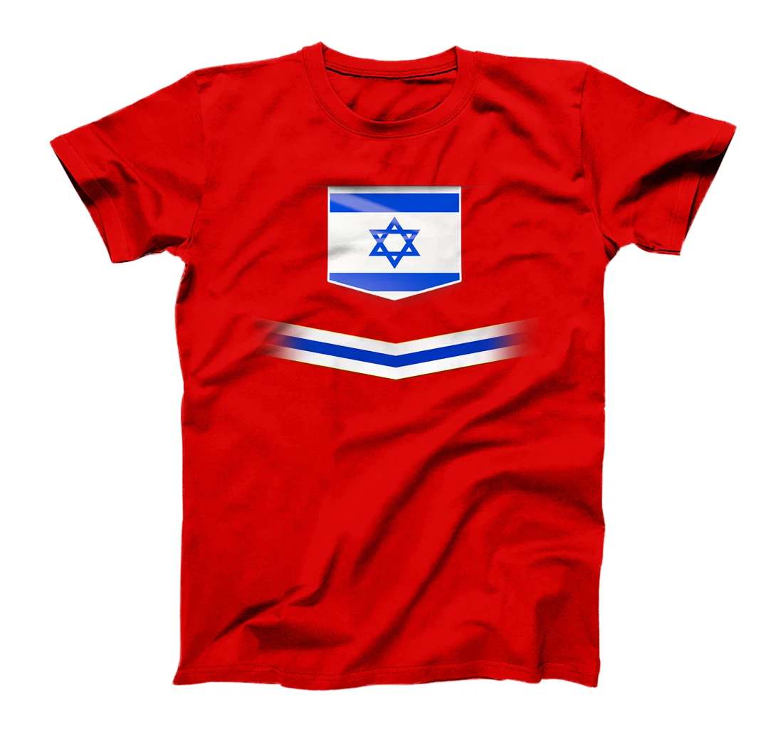 Israel Flag Map - Israel Country Premium T-Shirt