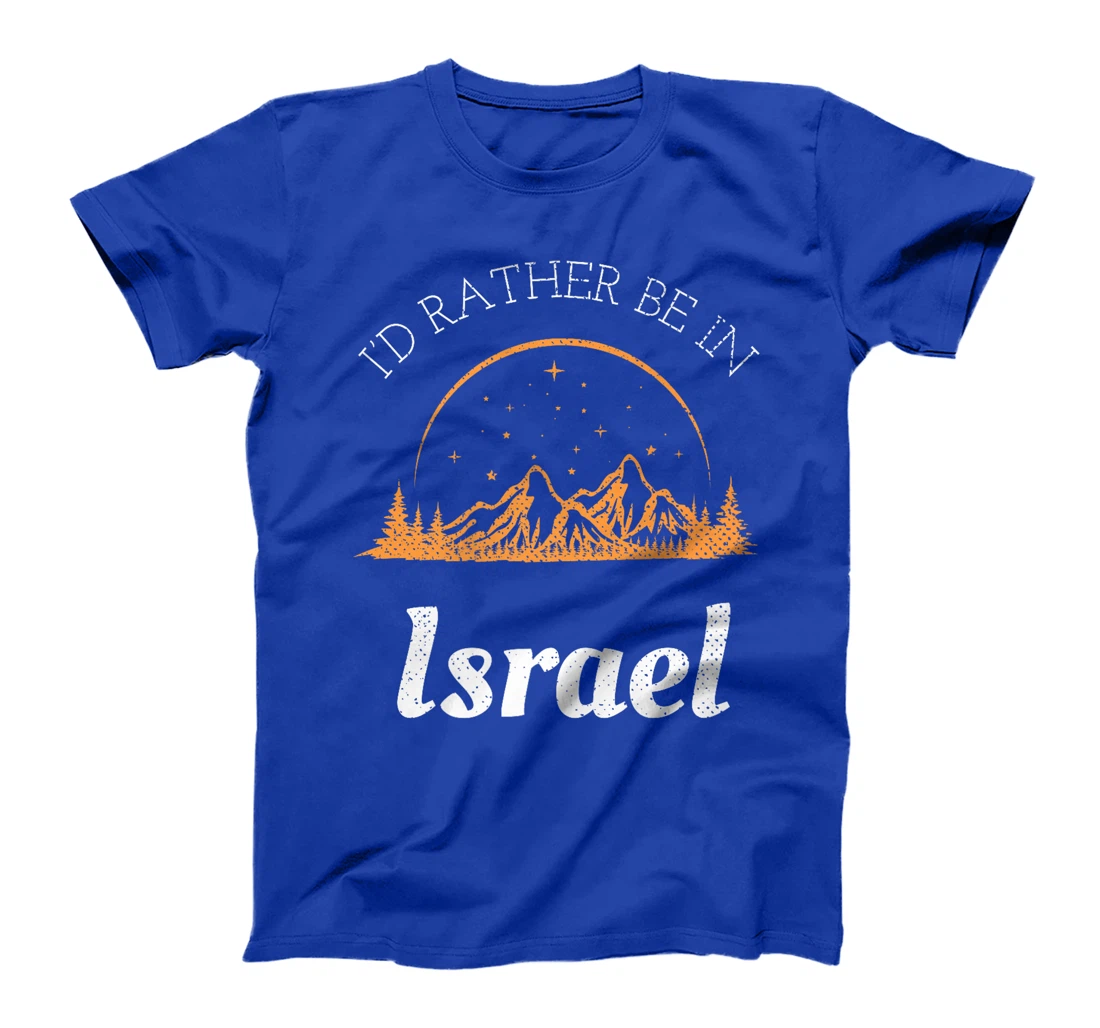 I'd Rather Be In Israel Vintage Retro Israel Premium T-Shirt