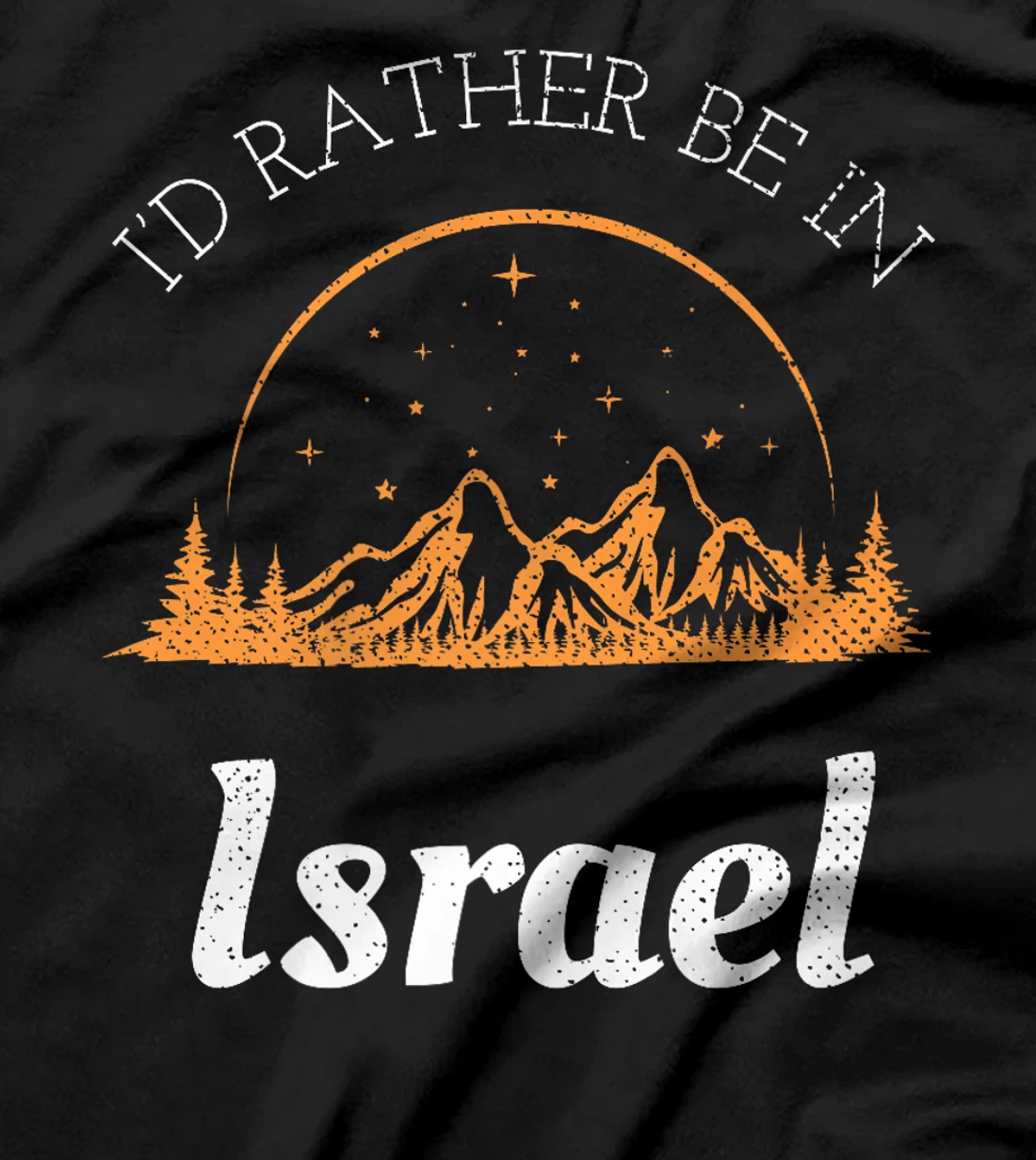 I'd Rather Be In Israel Vintage Retro Israel Premium T-Shirt