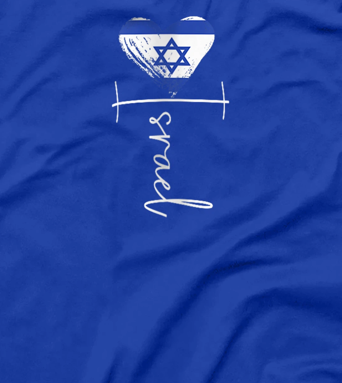 Womens Vintage Israel flag, Israel Heart, Israel trip 2024 T-Shirt
