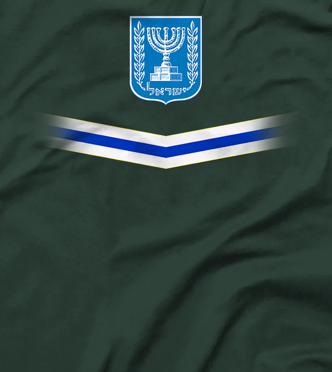 Israel Flag Map - Israel Country Premium T-Shirt