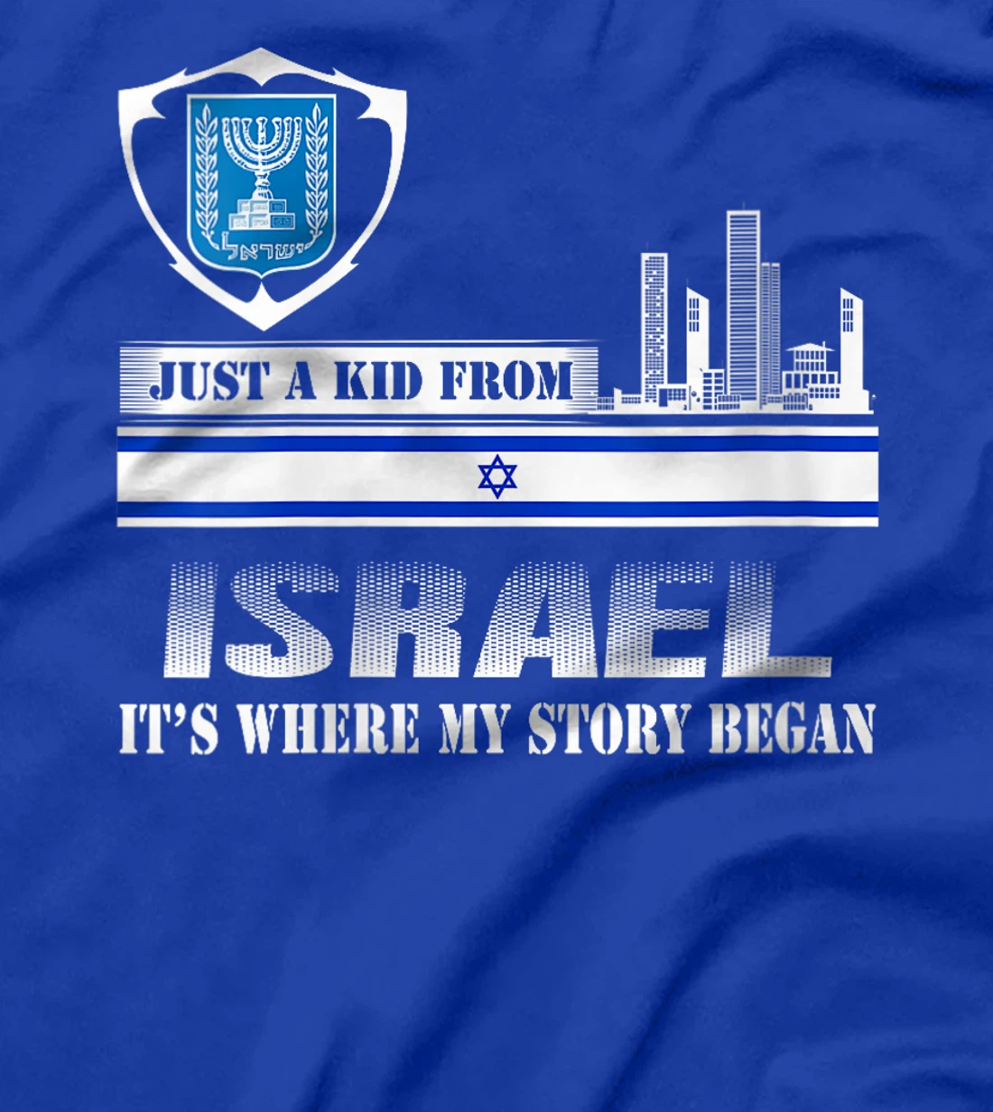 Womens Israel Flag Map - Israel Country T-Shirt