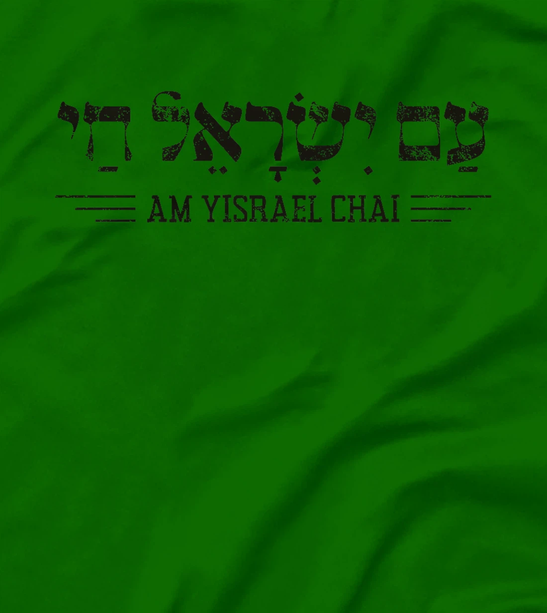 Am Yisrael Chai Support Jewish Pride Israeli Hebrew Premium T-Shirt