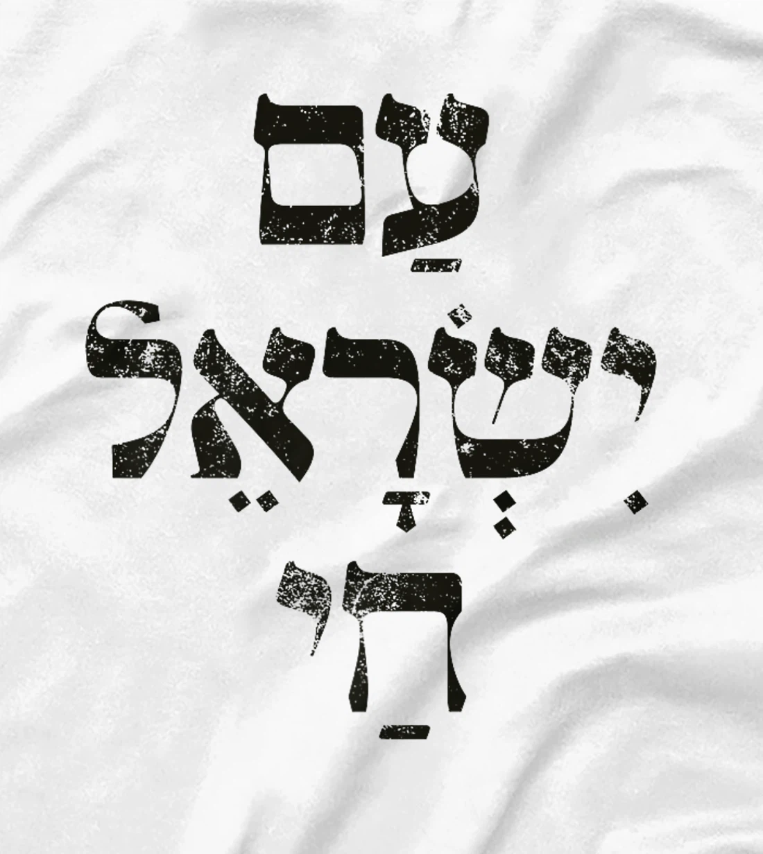 Am Yisrael Chai Support Jewish Pride Israeli Hebrew Premium T-Shirt