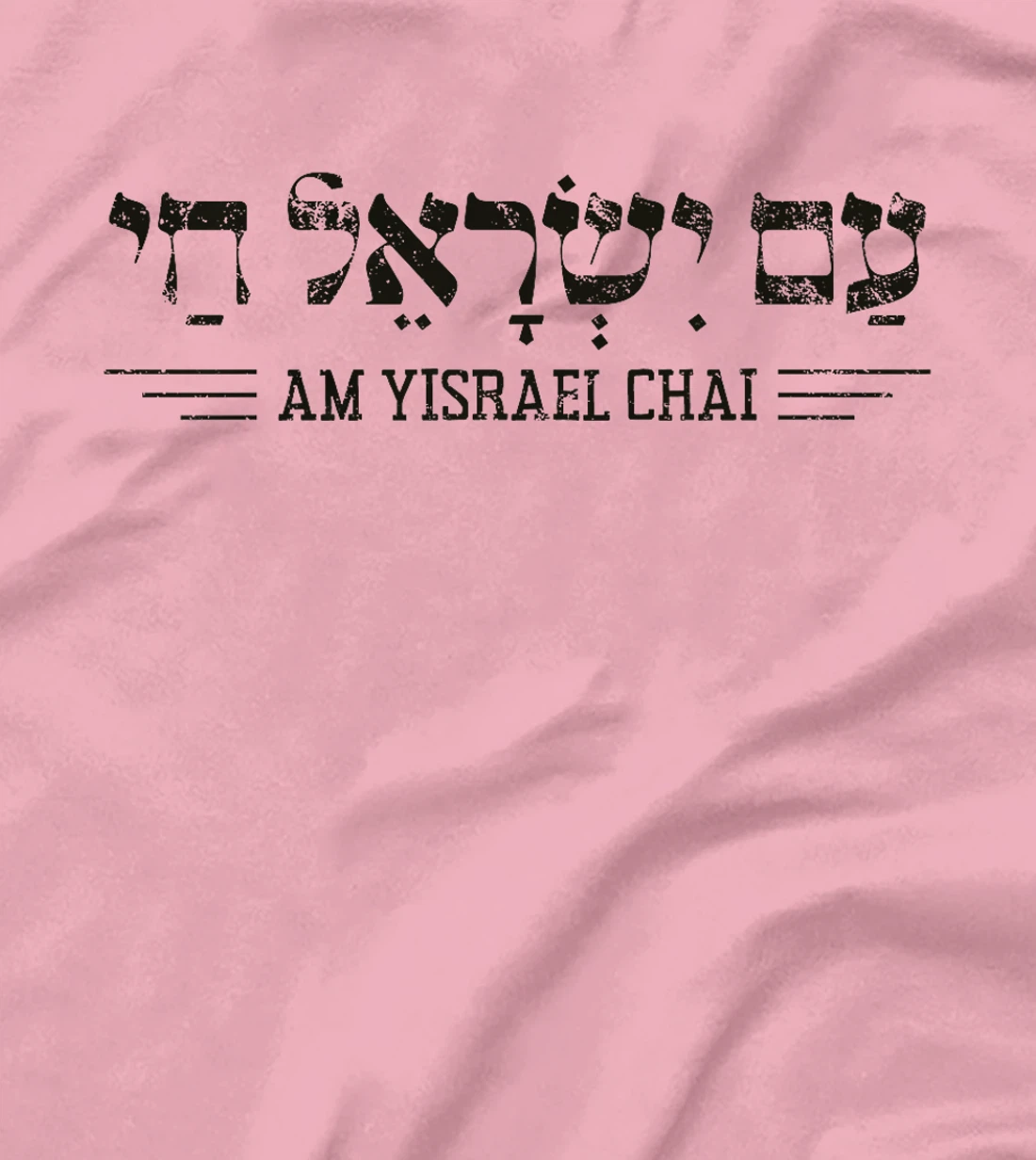 Am Yisrael Chai Support Jewish Pride Israeli Hebrew Premium T-Shirt