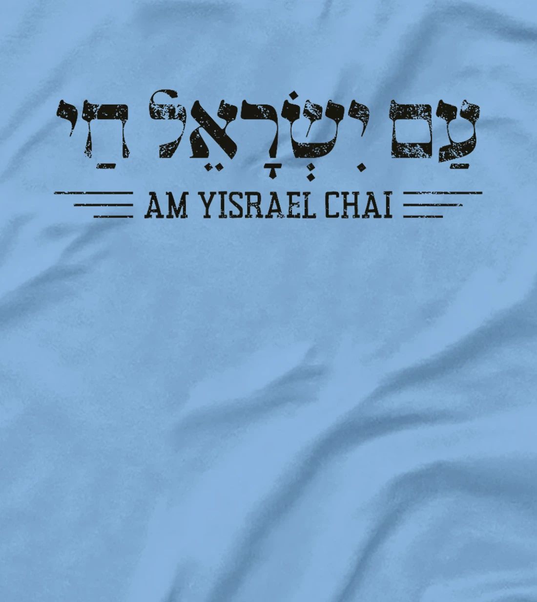 Am Yisrael Chai Support Jewish Pride Israeli Hebrew Premium T-Shirt